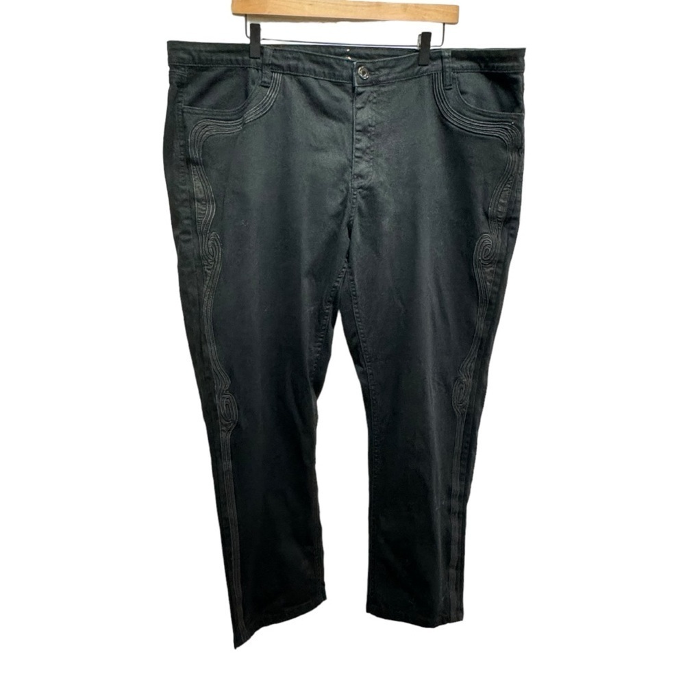 Addition Elle Love & Legend Black Straight Leg Jeans Size 22